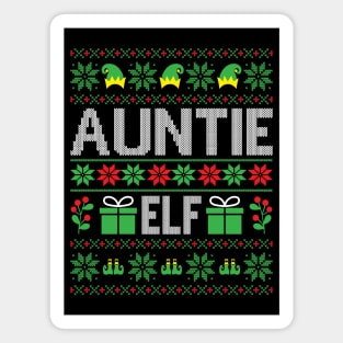 The Auntie Elf Magnet